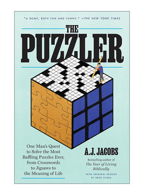 英文原版 The Puzzler 谜题 从填字游戏到拼图再到生命的意义 传记 A.J. Jacobs 英文版 进口英语原版书籍