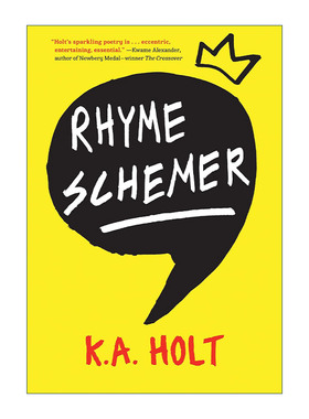 英文原版 Rhyme Schemer 韵脚 诗体小说 反欺凌 英文版 进口英语原版书籍