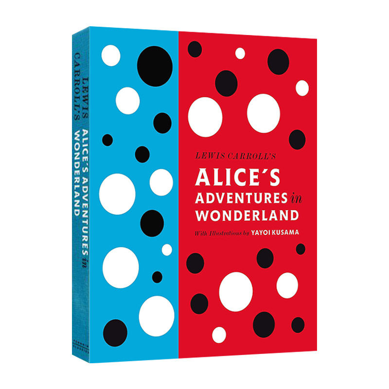 英文原版 Lewis Carroll's Alice's Adventures in Wonderland 爱丽丝梦游仙境 草间弥生插画 布面精装 英文版 进口英语原版书籍