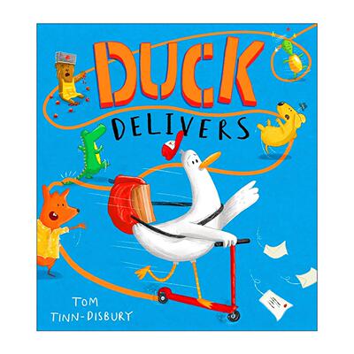 英文原版 Duck Delivers 鸭子速达 儿童幽默爆笑绘本 邮递员故事 英文版 进口英语原版书籍
