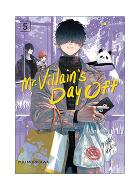 英文原版 Mr.Villain's Day Off 05 休假日的坏人先生5 同名动漫治愈喜剧漫画 森川侑 英文版 进口英语原版书籍