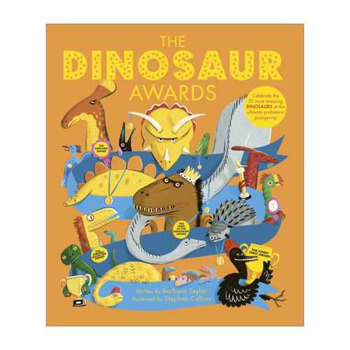 英文原版绘本 The Dinosaur Awards 恐龙的殊荣 儿童知识绘本 史前动物百科科普 精装 英文版 进口英语原版书籍