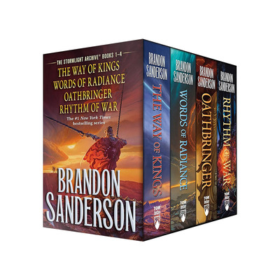 英文原版 Stormlight Archives 飓光志1-4册盒装 精装 英文版 进口英语原版书籍