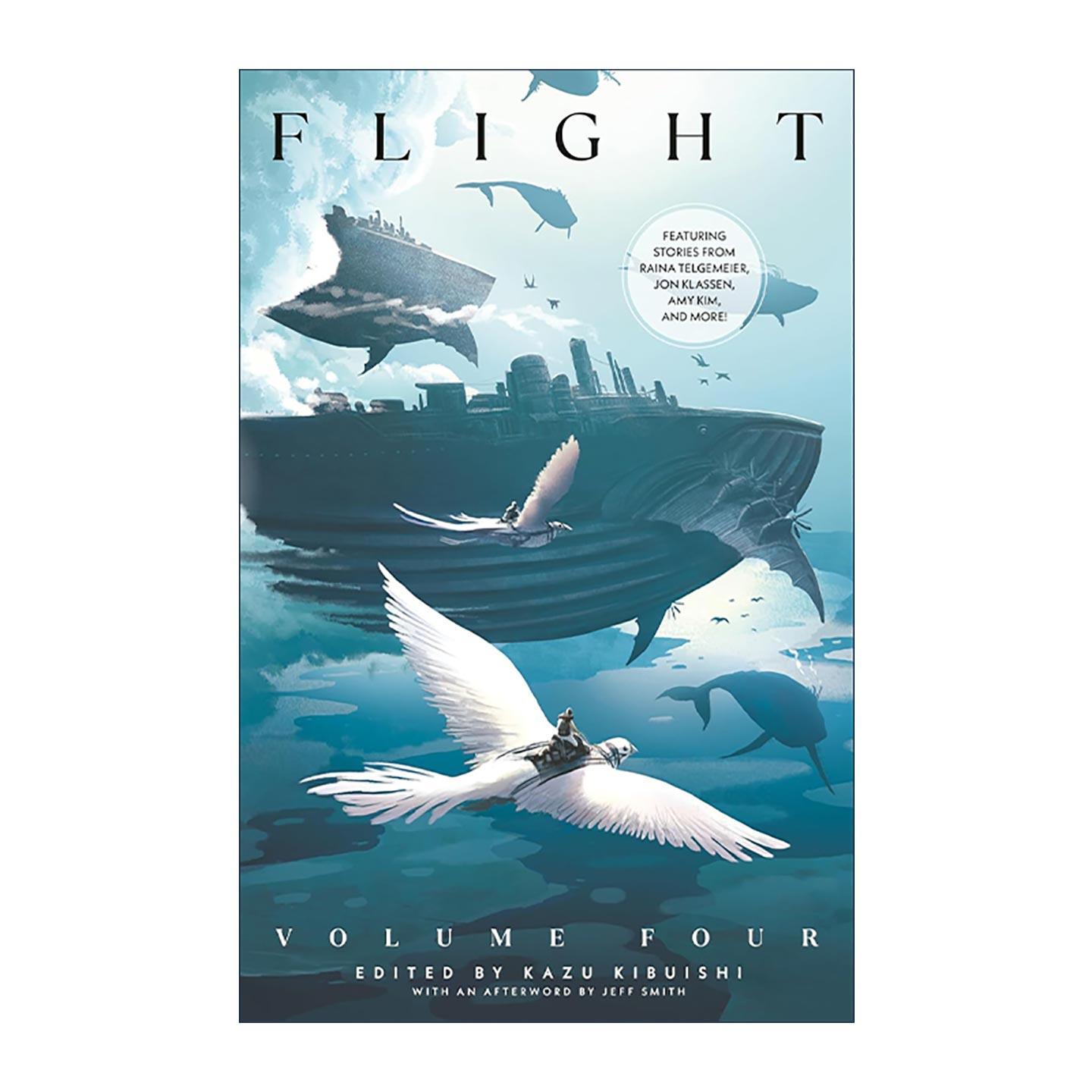 英文原版 Flight Volume Four 飞系列4 奇幻科幻漫画集 Amulet护身符系列作者Kazu Kibuishi木部石 英文版 进口英语原版书籍