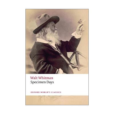英文原版 Specimen Days 沃尔特·惠特曼自传 牛津世界经典 英文版 进口英语原版书籍