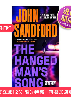 英文原版 The Hanged Man's Song Kidd Book 4 基德系列4 上吊者之歌 惊悚悬疑小说 John Sandford 英文版 进口英语原版书籍