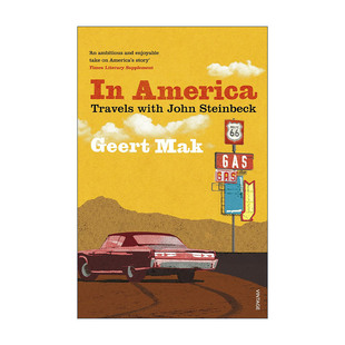 英文原版 In America 与约翰斯坦贝克同游美国 旧地新游旅记 黑特·马柯 英文版 进口英语原版书籍