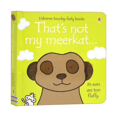 英文原版 That's not my meerkat 那不是我的猫鼬 触摸书儿童绘本纸板书 英文版 进口英语原版书籍