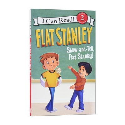 英文原版 Flat Stanley Show-and-Tell  Flat Stanley! I Can Read! Level 2 英文版 进口英语原版书籍