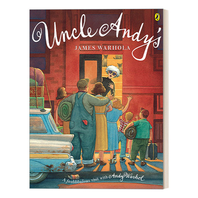 英文原版 Uncle Andy's Picture Puffin Books 叔叔安迪 安迪·沃霍尔的精彩访问 5-8岁儿童艺术传记绘本 James Warhola 进口书籍