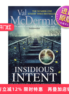英文原版 Insidious Intent 同名影视小说心理追凶阴险意图 侦探推理悬疑犯罪 Val McDermid 英文版 进口英语原版书籍