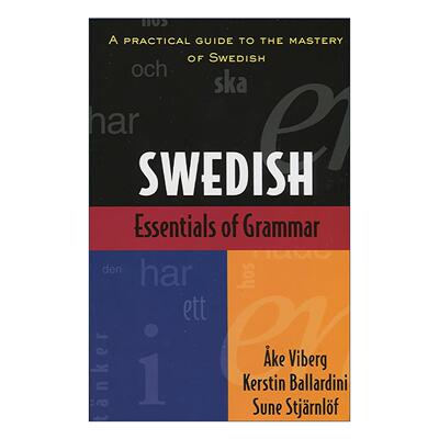 原版 Essentials Of Swedish Grammar 瑞典语语法要点 进口原版书籍