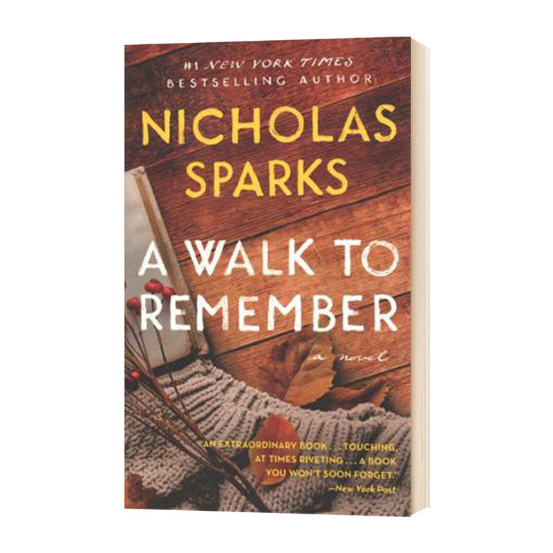 a walk to remember 初恋的回忆 英文原版小说 尼古拉斯 斯帕克斯