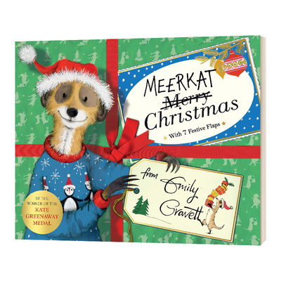 英文原版 Meerkat Christmas 猫鼬的圣诞节 格林威大奖作家埃米莉·格雷维特 绘本 英文版 进口英语原版书籍儿童图书