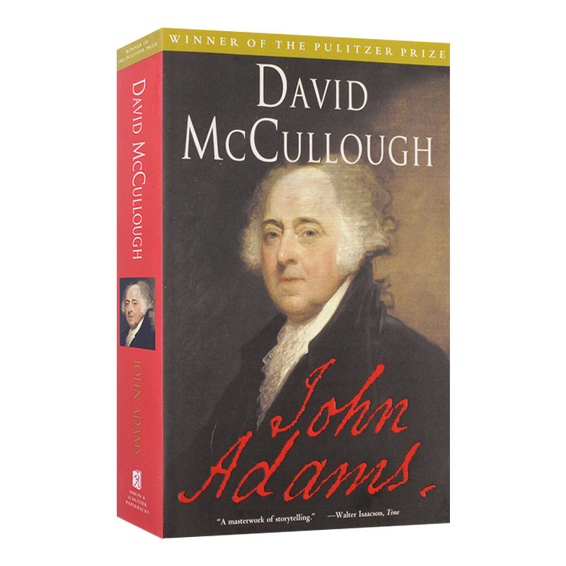 英文原版 John Adams 约翰亚当斯传记 美国第二任总统 普利策奖 大卫麦卡洛 英文版 进口英语原版书籍