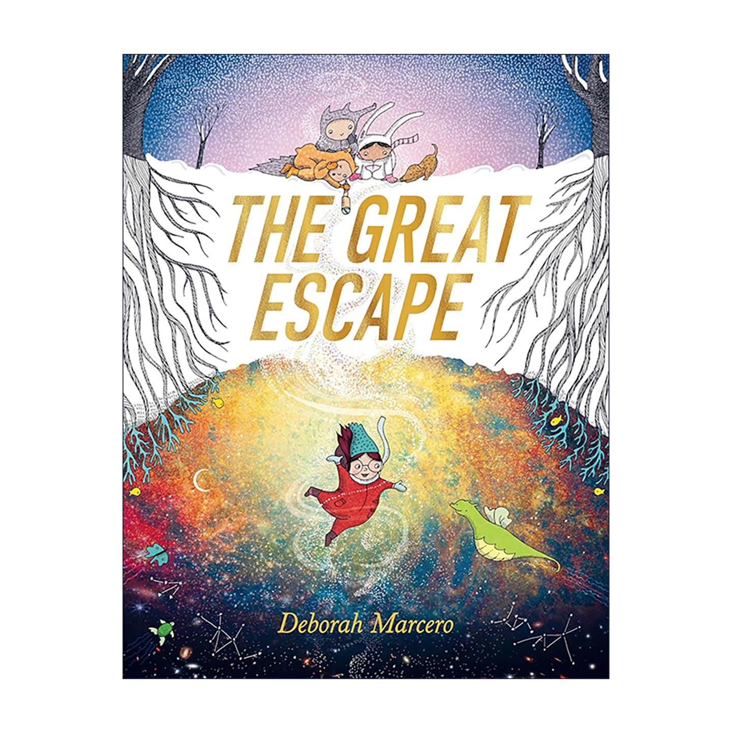 英文原版 The Great Escape 逃跑的伊薇 大逃亡 儿童精装绘本 In a Jar小罐子 大世界作者德博拉·马塞罗 英文版进口英语原版书籍