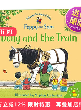 英文原版 Farmyard Tales Poppy and Sam Dolly and the Train 农场故事 多莉和火车 儿童启蒙故事书 英文版 进口英语原版书籍