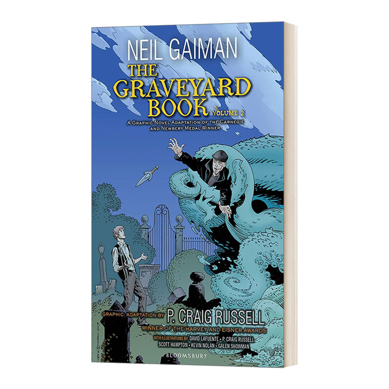 英文原版 The Graveyard Book Graphic Novel Part 2 坟场之书漫画版 下 尼尔·盖曼 英文版 进口英语原版书籍 书籍/杂志/报纸 漫画类原版书 原图主图