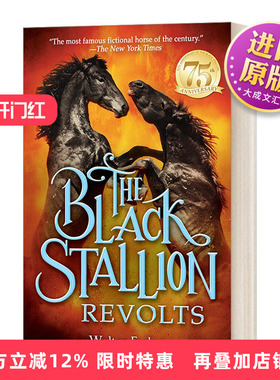 英文原版 The Black Stallion Revolts 黑神驹系列 黑神驹起义 Walter Farley 青少年骑马动作冒险小说 英文版 进口英语原版书籍