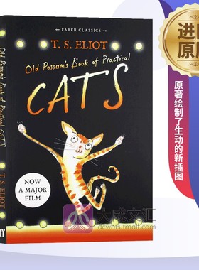 英文原版 老负鼠的猫经 Old Possum's Book of Practical Cats儿童图书