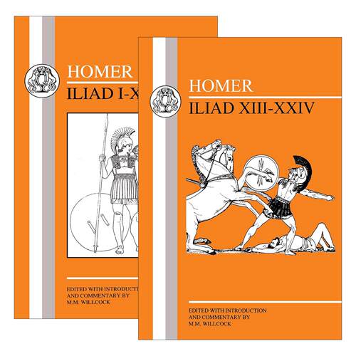 英文原版 Homer Iliad 希腊语文本系列 荷马史诗伊利亚特2册 M.M. Willcock 英文版 进口英语原版书籍