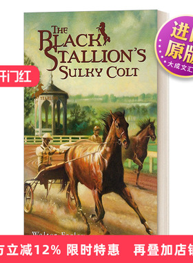 英文原版 The Black Stallion's Sulky Colt 黑神驹系列 黑神驹的愠怒小马 Walter Farley 青少年骑马动作冒险小说 英文版 进口书