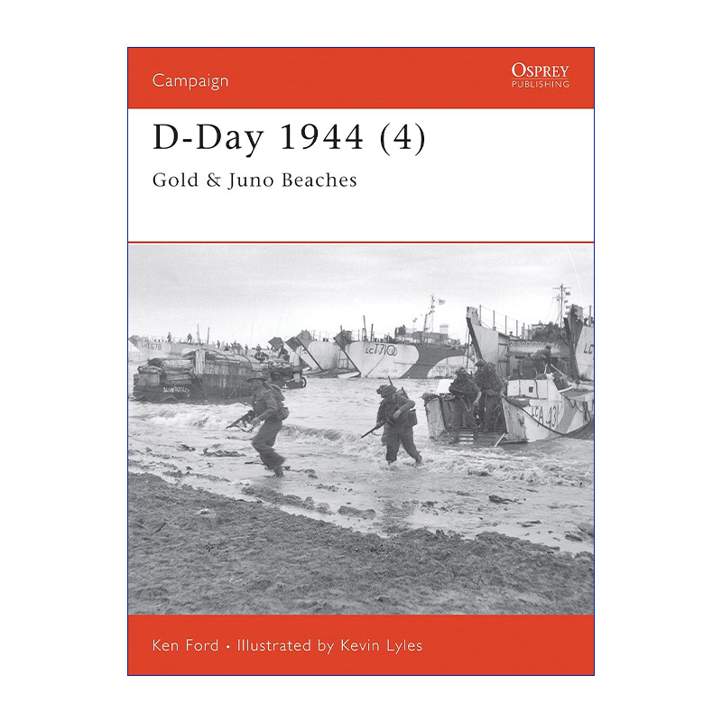 英文原版 D-Day 1944 4 二战盟军1944诺曼底登陆日D-Day 战争历史系列 卷四 英文版 进口英语原版书籍