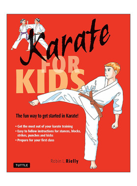 英文原版 Karate for Kids Martial Arts For Kids 儿童空手道 武术科普百科精装绘本 练习指南 Robin L. Rielly 进口英语原版书籍