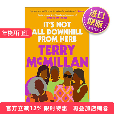 英文原版 It's Not All Downhill From Here 从这里开始并不都是下坡路 女性小说 Terry McMillan 英文版 进口英语原版书籍