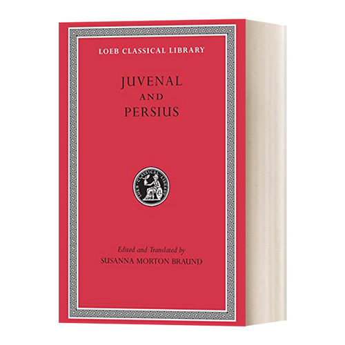 英文原版小说 Juvenal and Persius 尤维纳利斯和柏修斯 原文拉英对照版 洛布古典丛书 英文版 进口英语原版书籍