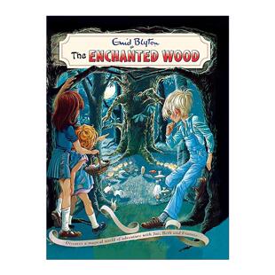 英文原版 The Enchanted Wood 伊妮德·布莱顿 远方的魔法树1 精装复古封面全彩插画收藏版 英文版 进口英语原版书籍