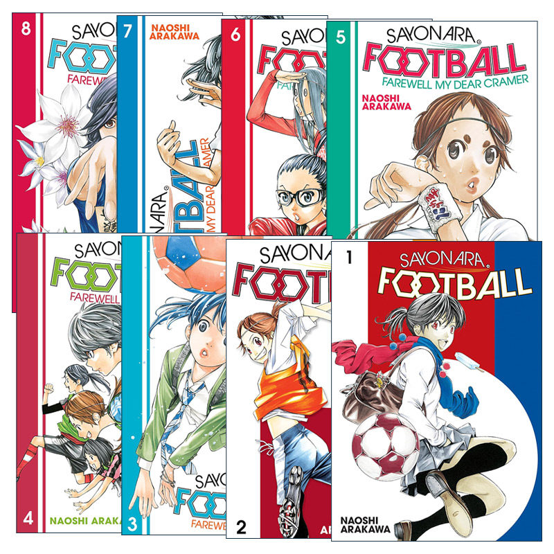 英文原版 Sayonara  Football 再见足球系列1-8册 再见了，我的克拉默 同名动漫漫画 四月是你的谎言作者新川直治 英文版 进口书籍