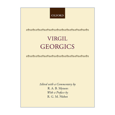英文原版 Georgics 维吉尔 农事诗 牛津古典研究读本 英文版 进口英语原版书籍