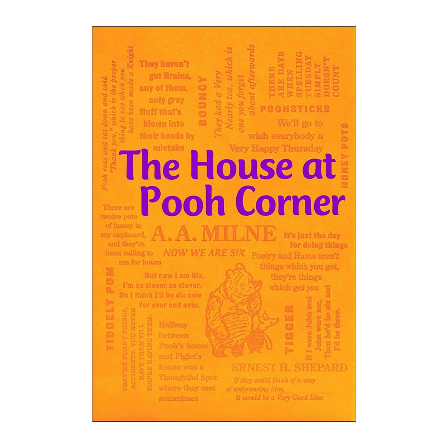 英文原版 The House at Pooh Corner 小熊维尼和老灰驴的家 软精装皮质封面词云经典 Word Cloud Classics 英文版 进口英语原版书