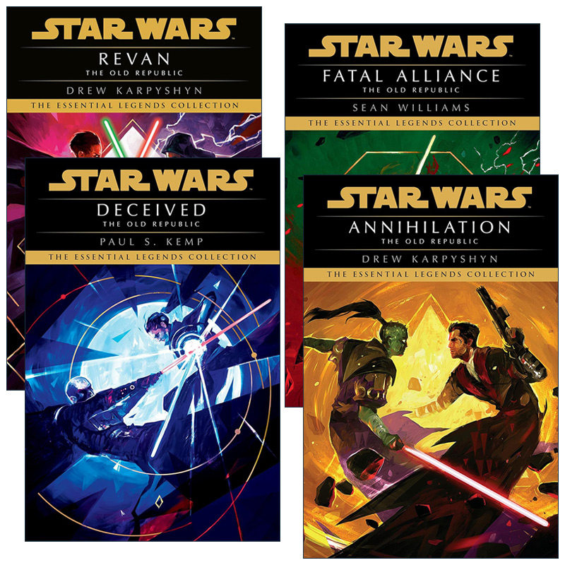 英文原版 Star Wars The Old Republic星球大战 旧共和国系列 套装4册 科幻小说 英文版 进口英语原版书籍