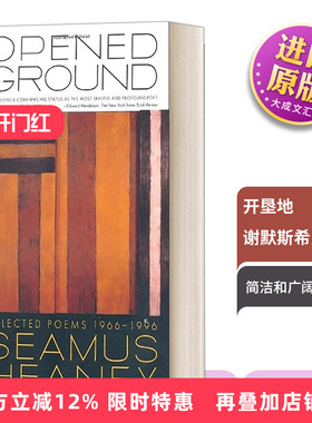 开垦地 谢默斯希尼诗选1966-1996 英文原版 Opened Ground Selected Poems 1966-1996诺贝尔文学奖得主Seamus Heaney 进口英语书籍