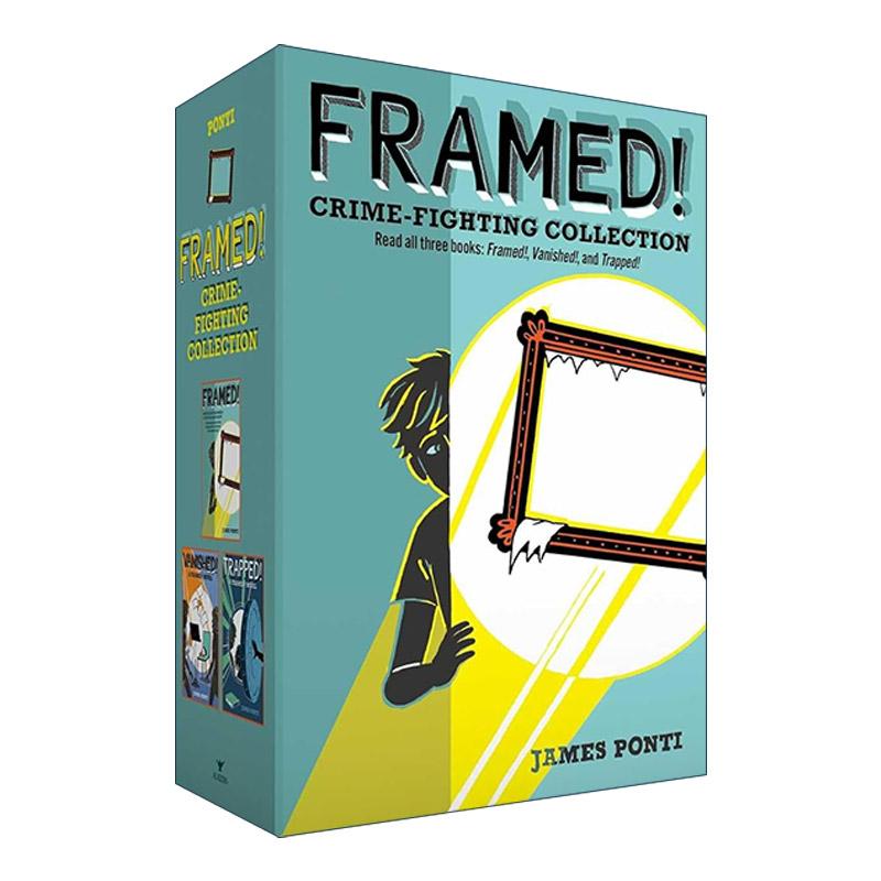 英文原版 Framed Crime-Fighting Collection 打击犯罪1-3册盒装 青少年推理侦探小说 城市间谍同作者 英文版 进口英语原版书籍