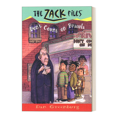 英文原版 The Zack Files 21 Don't Count on Dracula 札克档案系列21 儿童冒险章节桥梁书 Dan Greenburg英文版 进口英语原版书籍