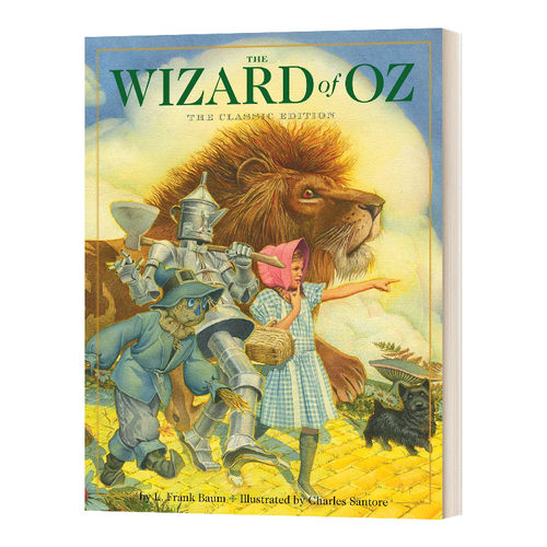 英文原版绘本 The Wizard of Oz Hardcover 绿野仙踪 插画版 精装 英文版 进口英语原版书籍儿童图书