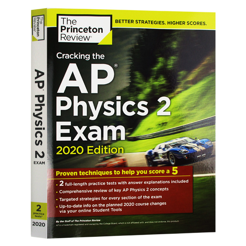 Princeton Review Cracking the AP Physics 2 Exam 2020 Edition 英文原版 破解AP物理学2考试2020版 普林斯顿AP物理考试用书