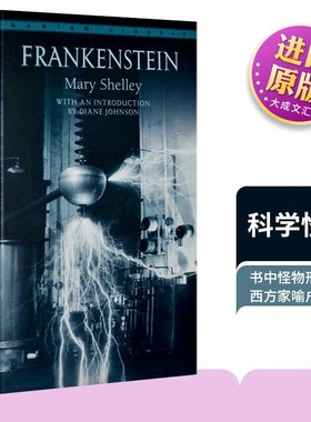 Frankenstein 英文原版小说 科学怪人 弗兰肯斯坦 经典世界名著 玛丽雪莱 Mary Shelley 英文版进口原版英语书籍