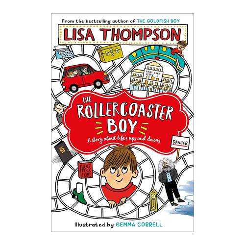 英文原版 The Rollercoaster Boy 过山车男孩 Lisa Thompson儿童成长小说 英文版 进口英语原版书籍