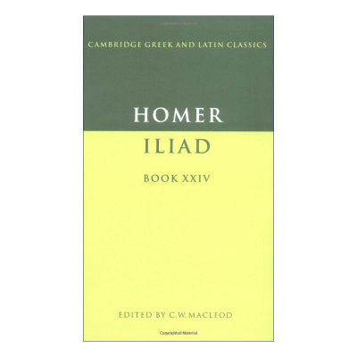 英文原版 Homer Iliad Book XXIV 荷马 伊利亚特 卷二十四 剑桥希腊拉丁语经典系列 原文加学者注释 英文版 进口英语原版书籍