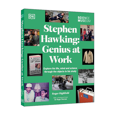英文原版 The Science Museum Stephen Hawking Genius at Work DK科学博物馆 斯蒂芬·霍金的办公室藏品 精装 进口英语原版书籍