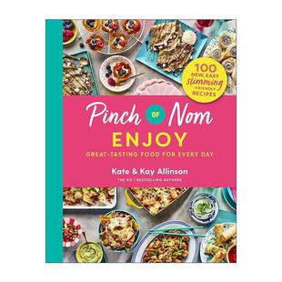英文版 书籍 Nom 食谱 早餐正餐小吃甜点 一百种简单健康 Enjoy 进口英语原版 英文原版 精装 Pinch