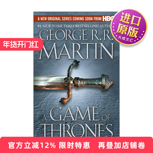 英文原版 A Game of Thrones A Song of Ice and Fire Book 1 冰与火之歌1 权力的游戏 英文版 进口英语原版书籍