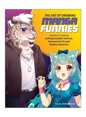 英文原版 The Art of Drawing Manga Furries 兽人漫画创作的绘画艺术 英文版 进口英语原版书籍