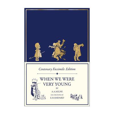 英文原版 Winnie-the-Pooh Centenary Facsimile Edition 小熊维尼童谣 当我们还很小的时候 百年纪念精装礼盒版 进口英语原版书籍