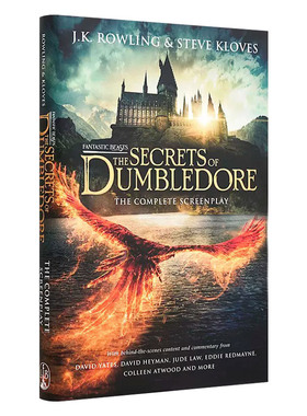 英文原版Fantastic Beasts: The Secrets of Dumbledore神奇动物在哪里3邓布利多之谜电影剧本精装格林沃德J.K.罗琳英文版进口书籍