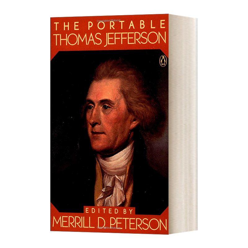 英文原版 The Portable Thomas Jefferson企鹅便携图书馆托马斯·杰斐逊英文版进口英语原版书籍-封面